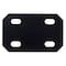 Hampton Hampton 1/8 in. H X 3 in. W X 4.75 in. L Black Steel Mending Plate 02-3411-503 - alternate 2